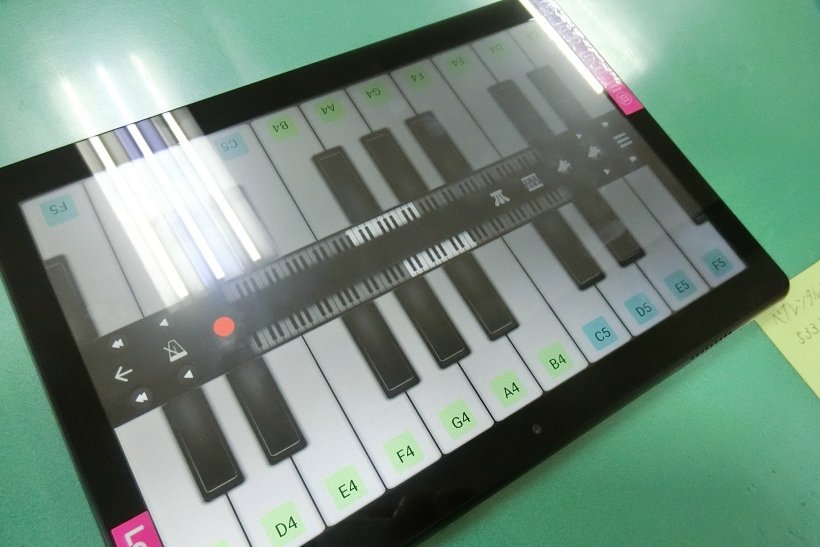 タブレットの写真