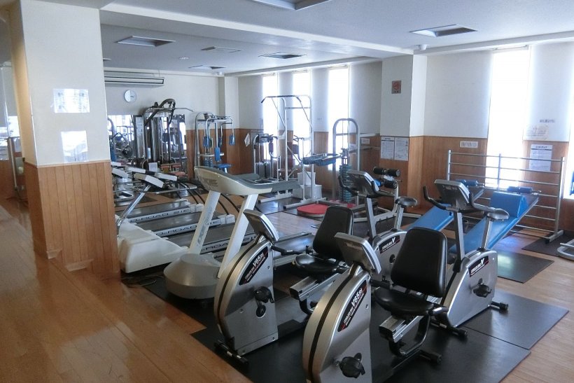 トレーニングルームの機械達