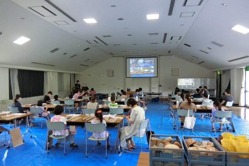 親子陶芸教室看板