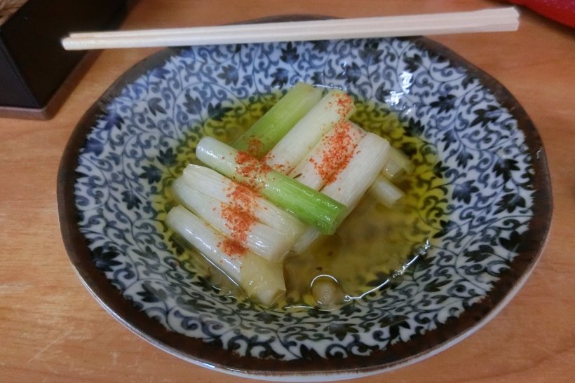 ネギのアヒージョ