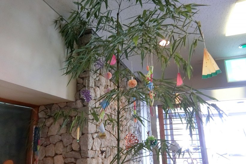 七夕飾りの写真