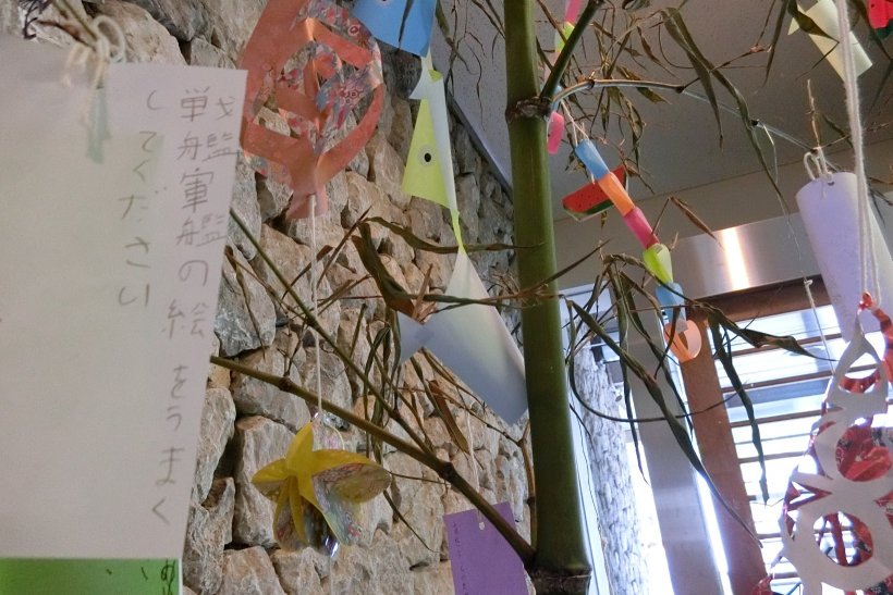 七夕飾りの写真