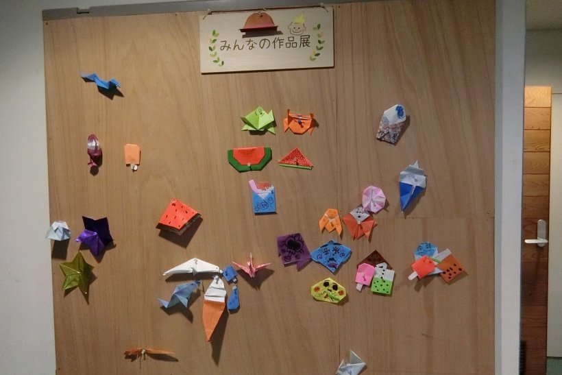 子どもたちの折り紙作品