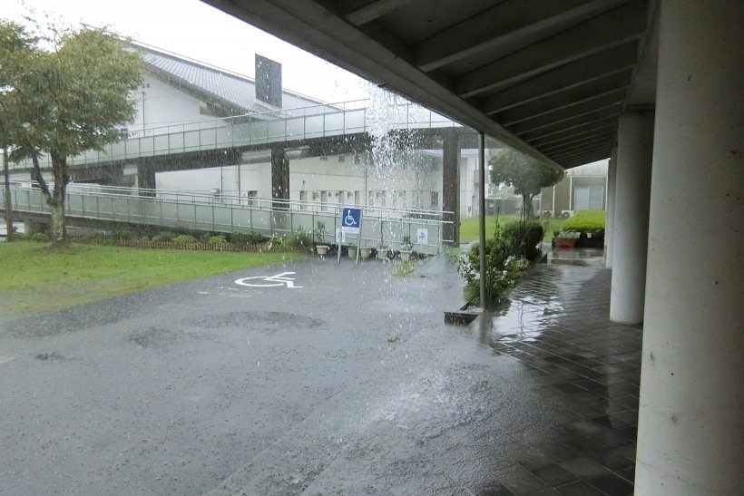 今日の大雨の様子
