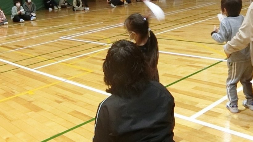 ヒコーキを飛ばす練習