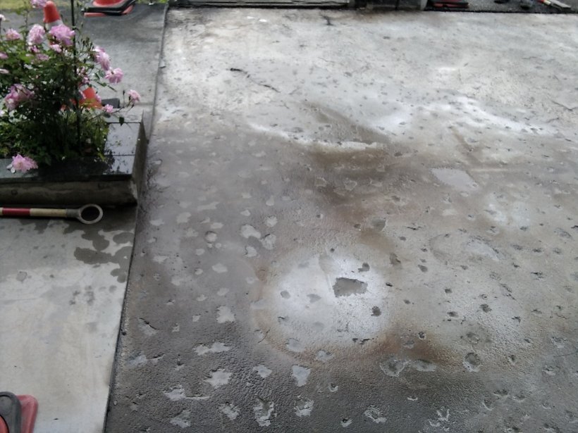 コンクリートの床