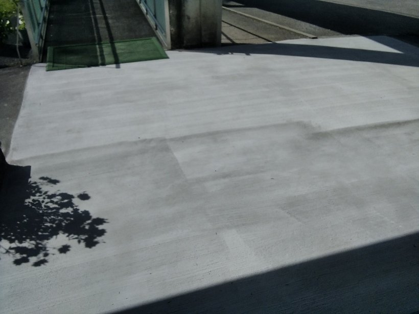 完成したコンクリート