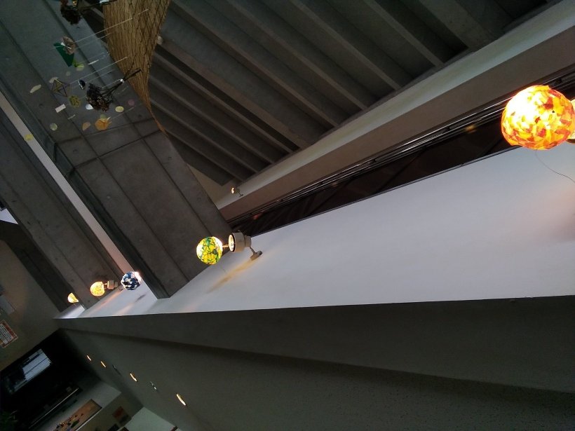 和紙で作ったランプシェード