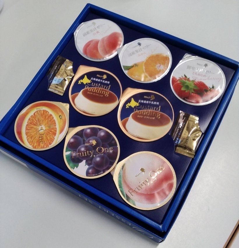 ゼリーとプリン