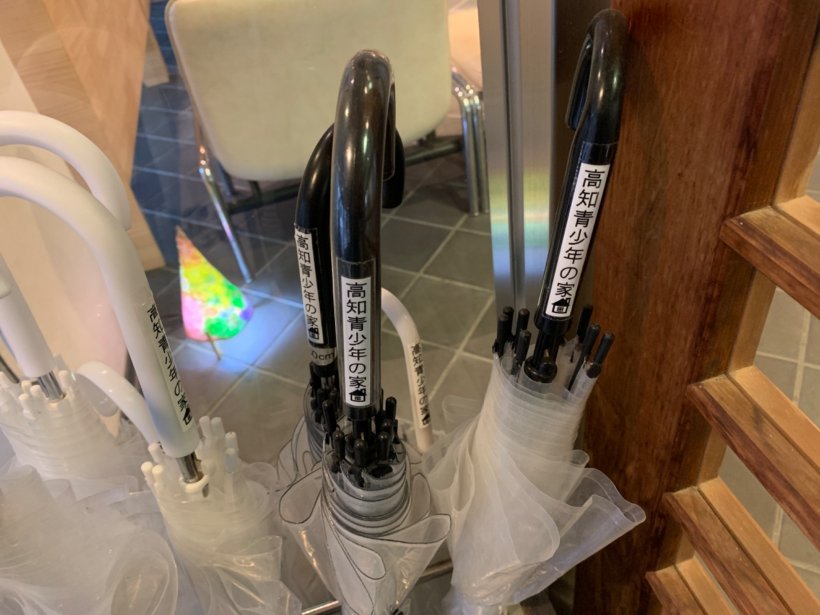 貸し出し用の傘