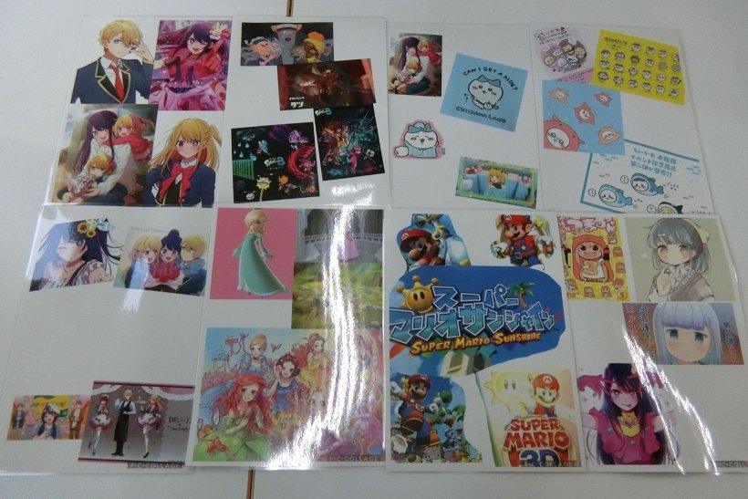 キャラクターの下敷