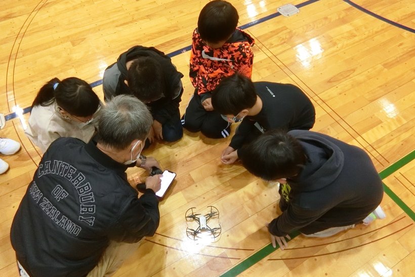 機械の使い方を勉強中