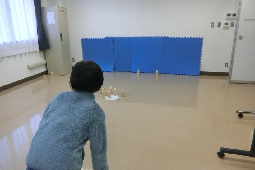 モルックをする様子