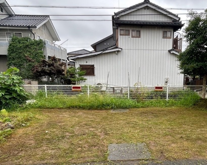 草を刈った後の芝生