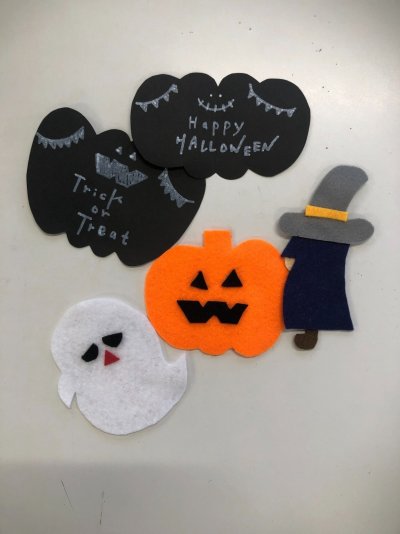 ハロウィンの飾りの一部