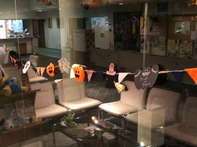 ハロウィンのガーランド