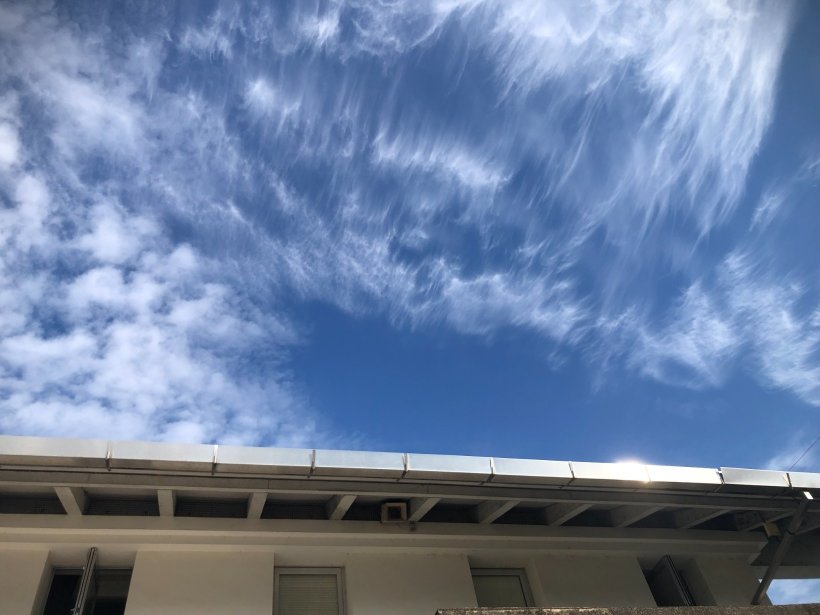 施設から見た巻雲