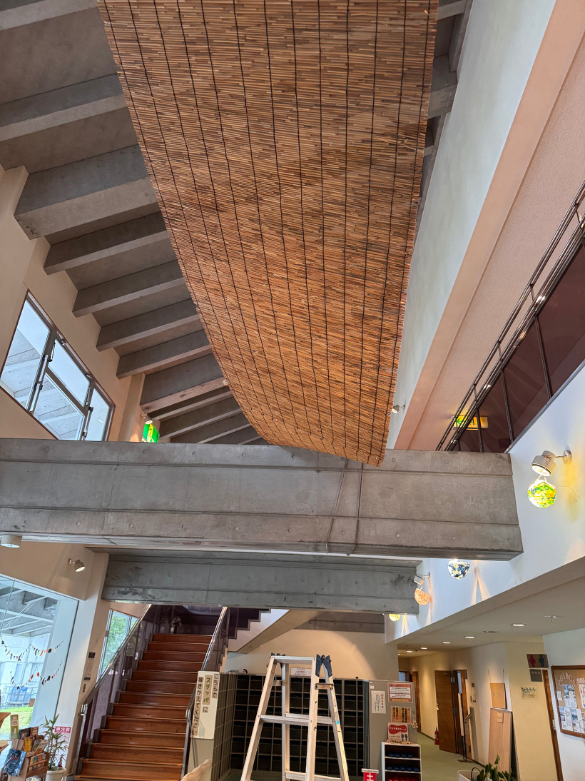 飾りが無くなったすだれ