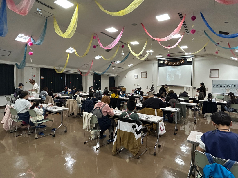 親子キャンドル教室の全体の様子