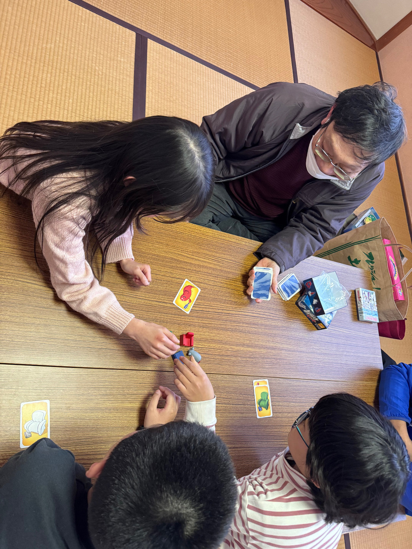 ゲームをしている