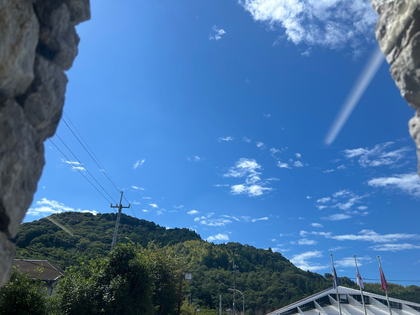 高知青少年の家の事務所から見た南の空