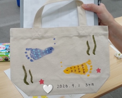 完成したオリジナルバッグ